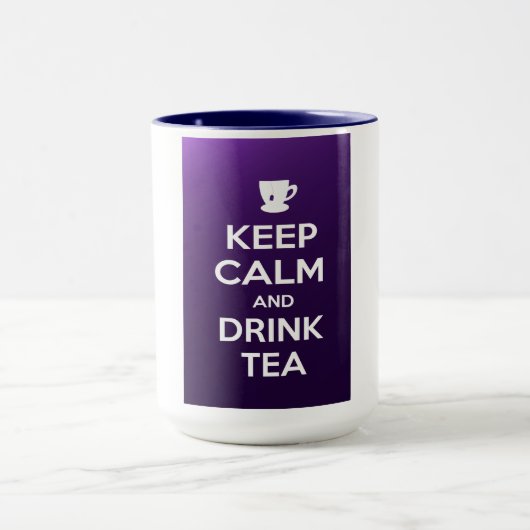 Houd kalm en drink thee mok (Midden)