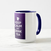 Houd kalm en drink thee mok (Voorkant rechts)