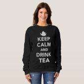 Houd kalm en drink thee trui (Voorkant volledig)