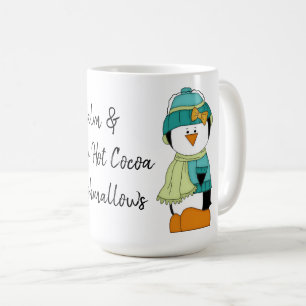 Houd kalm en Drink uw hete cacao - Penguin Koffiemok