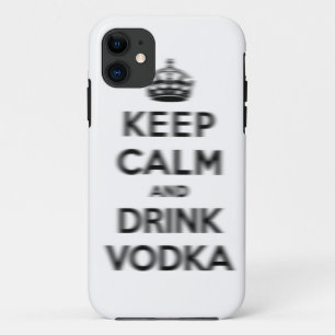 Houd kalm en drink wodka iPhone 11 hoesje