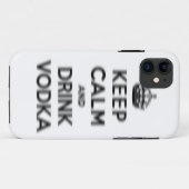 Houd kalm en drink wodka Case-Mate iPhone case (Achterkant (horizontaal))