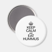 HOUD KALM EN EAT HUMMUS MAGNEET (Voorkant / Achterkant)