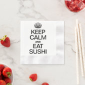 HOUD KALM EN EAT SUSHI SERVETTEN (Insitu)