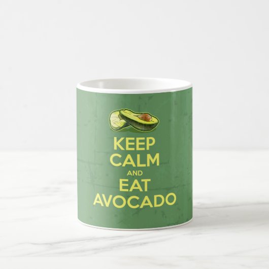 Houd kalm en eet Avocado Koffiemok (Center)