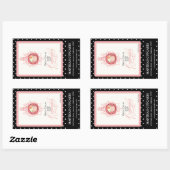 Houd kalm en eet cupcakes - Zakelijke branding Sea Rechthoekige Sticker (Vel)