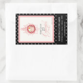 Houd kalm en eet cupcakes - Zakelijke branding Sea Rechthoekige Sticker (Tas)