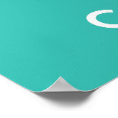 Houd kalm en eet de Poster van het Snoep Druk (Hoek)