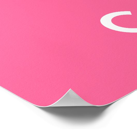 Houd kalm en eet de Poster van het Snoep Druk (Hoek)