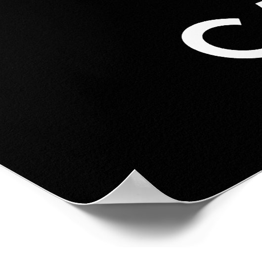 Houd kalm en eet de Poster van het Snoep Druk (Hoek)