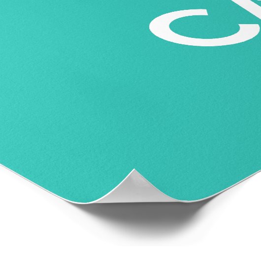 Houd kalm en eet de Poster van het Snoep Druk (Hoek)