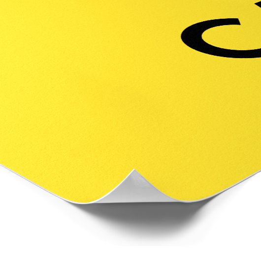 Houd kalm en eet de Poster van het Snoep Druk (Hoek)