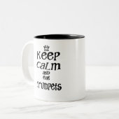 Houd kalm en eet kruimeltjes mok (Voorkant links)