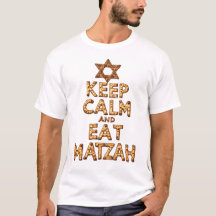 Houd kalm en eet Matzah Funny Passover ontwerp