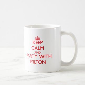 Houd kalm en feest met Milton Koffiemok