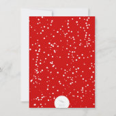 Houd kalm en feestdag nieuwjaar kaart (Achterkant)