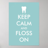 Houd kalm en flauwte op het poster voor tandarts k (Voorkant)