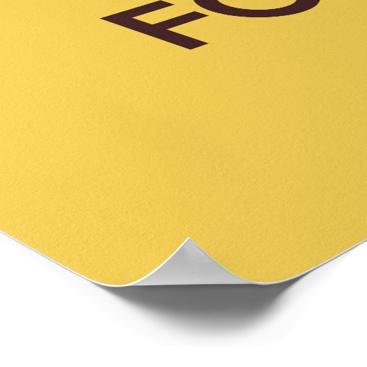 Houd kalm en Fondue op de Druk van het Poster (Hoek)