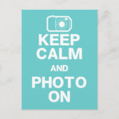 Houd kalm en foto op Briefkaart (Voorkant)