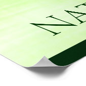 Houd kalm en ga op natuurlijke wijze met kaduceus poster (Hoek)