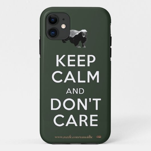 Houd Kalm en geef niet Case-Mate iPhone Case (Achterkant)