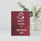 Houd Kalm en geloof op Briefkaart (Staand voorkant)
