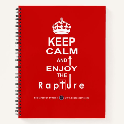 Houd kalm en geniet van de verkrachting notitieboek (Voorkant)