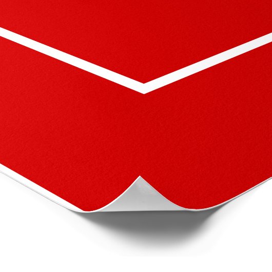 Houd kalm en geniet van de verkrachting poster (Hoek)