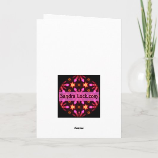 Houd Kalm en geniet van Kerstkaart Feestdagen Kaart (Achterkant)