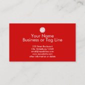 Houd Kalm en graaf op de Minnaars van de Sporten Visitekaartje (Achterkant)