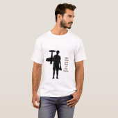 Houd kalm en haal de artikelen op t-shirt (Voorkant volledig)