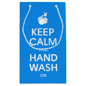 Houd kalm en handwas aan - wasmiddelgriep klein cadeauzakje (Achterkant)