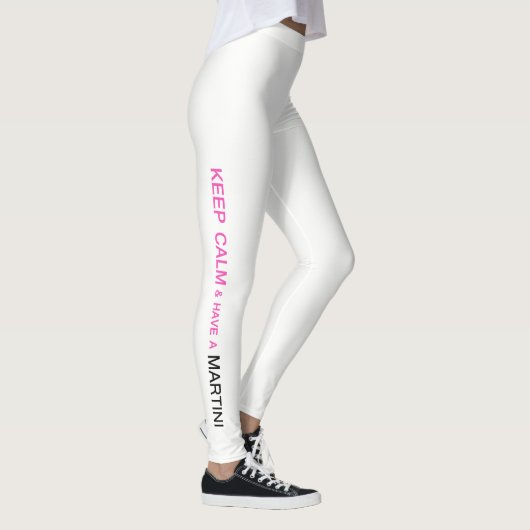 "HOUD KALM EN HEB EEN MARTINI" LEGGINGS (Rechts)