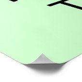 Houd kalm en heb een poster van Taco (Hoek)