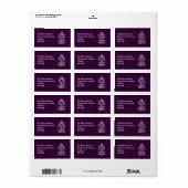 Houd kalm en heb het Vertrouwen (klantgerichte kle Etiket (Full Sheet)