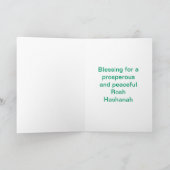 Houd kalm en hebben een Gelukkige Rosh Hashannah Feestdagen Kaart (Binnen)