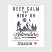 Houd kalm en heek op Sticker (Vel)