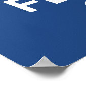 Houd kalm en hek aan poster (Hoek)