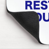 Houd kalm en herstart uw pc muismat (Hoek)