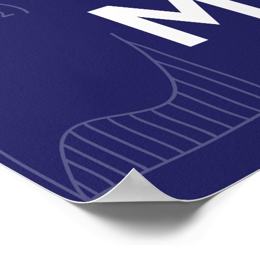 Houd kalm en hou van wiskunde poster (Hoek)