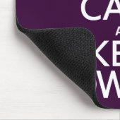 Houd kalm en houd Bowling - alle kleuren Muismat (Hoek)