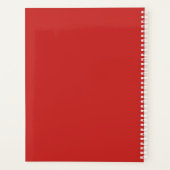 Houd kalm en houd liefdeshonden planner (Achterkant)