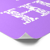 Houd kalm en houdt van Hippos Hippotamus poster de (Hoek)