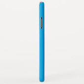 Houd kalm en Jouw tekst op Sky Blue Background Case-Mate iPhone Case (Achterkant/rechts)