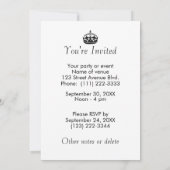 Houd Kalm en Jouw tekst Uitnodigingen (Achterkant)