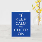 Houd Kalm en juich op de Kaart van de Nota toe (Gele Bloem)