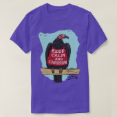 Houd kalm en kalm 1 t-shirt (Design voorkant)
