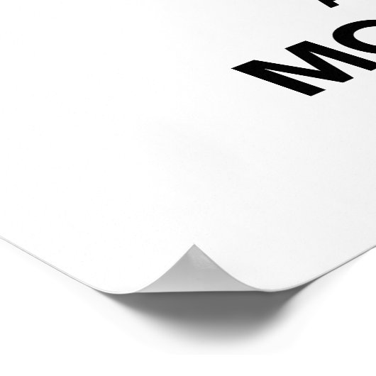 Houd kalm en kalm poster (Hoek)