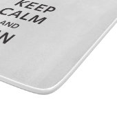 Houd kalm en kan aan snijplank (Hoek)