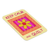 Houd kalm en kantelbaar Applique Blok Magneet (Rechterzijde)